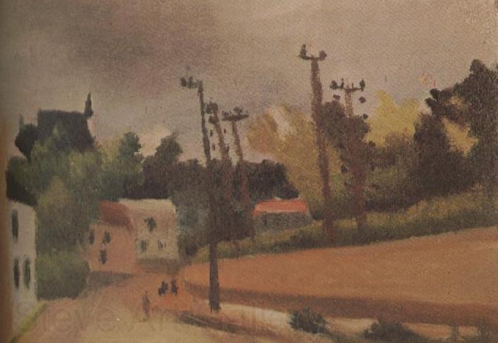 Henri Rousseau Sketch for View of Malakoff Germany oil painting art